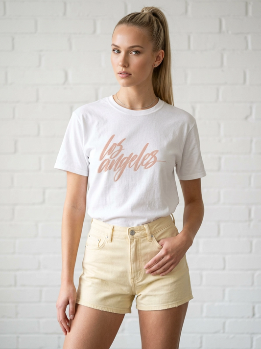 Los Angeles T-Shirt, Pink