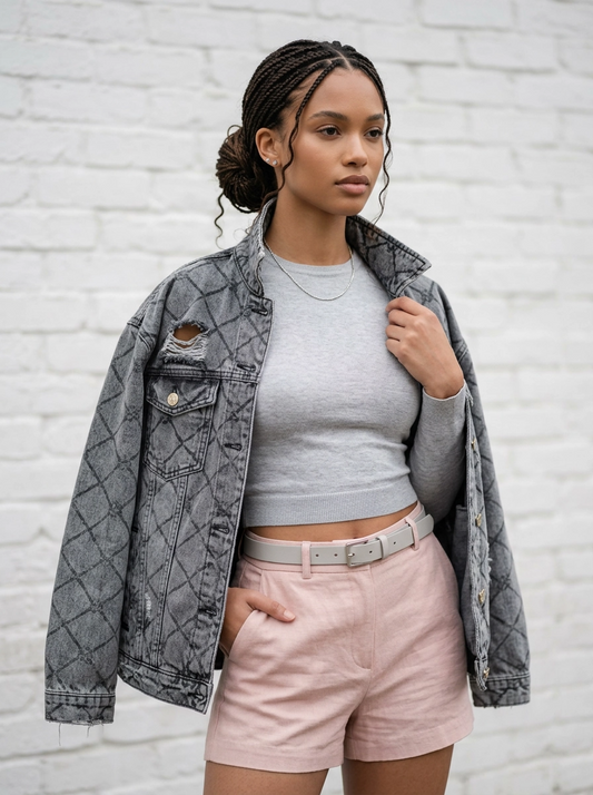 Grey Denim Jacket