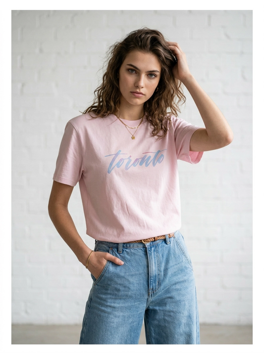 Toronto T-Shirt, Light Pink