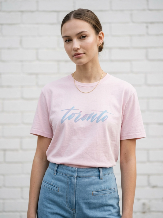 Toronto T-Shirt, Light Pink